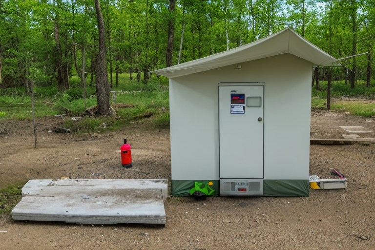 toilettes seches camping